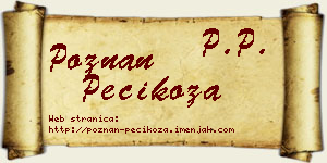 Poznan Pecikoza vizit kartica